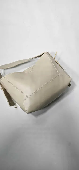 Cream Shoulder Bag Size: Medium