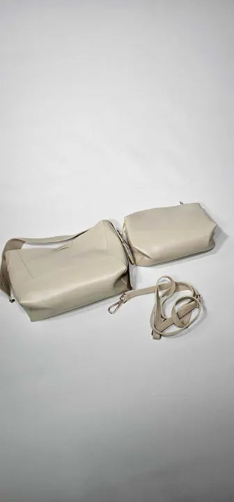 Cream Shoulder Bag Size: Medium