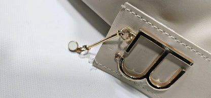 Cream Shoulder Bag Size: Medium