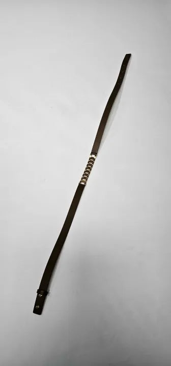 Victoria Beckham - Chain Strap Belt - Khaki Size: M