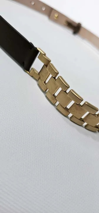 Victoria Beckham - Chain Strap Belt - Khaki Size: M