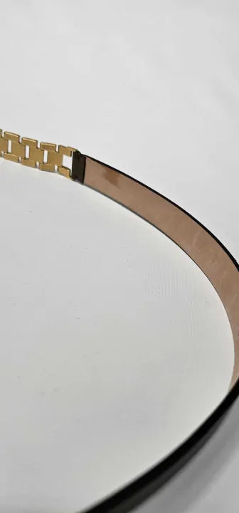 Victoria Beckham - Chain Strap Belt - Khaki Size: M