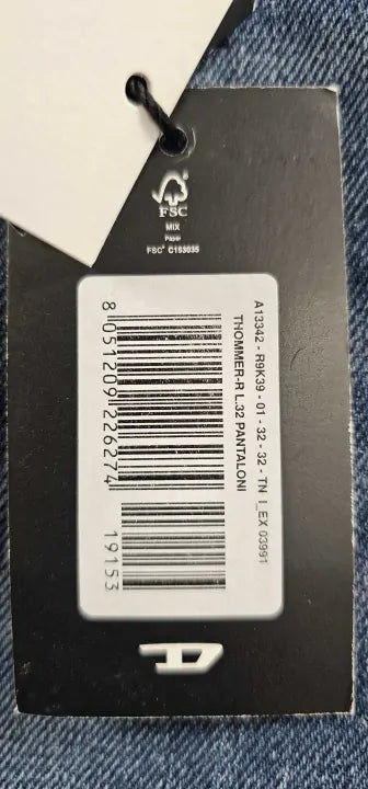 Diesel - Blue Wash Thommer Jeans - Blue Size: 32