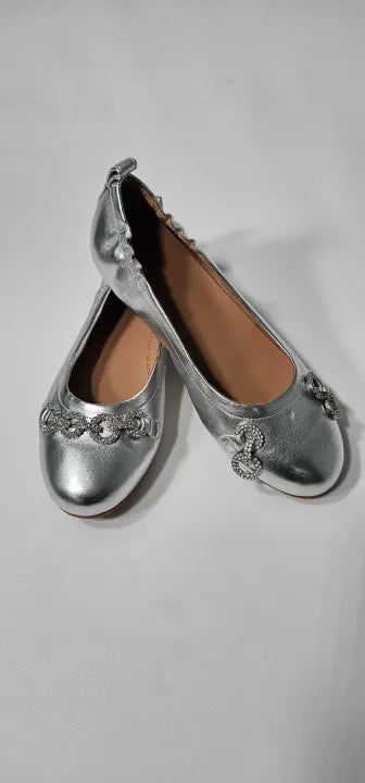 Fitflop - Silver Allegro Sparkle Ballerinas - Silver Size: