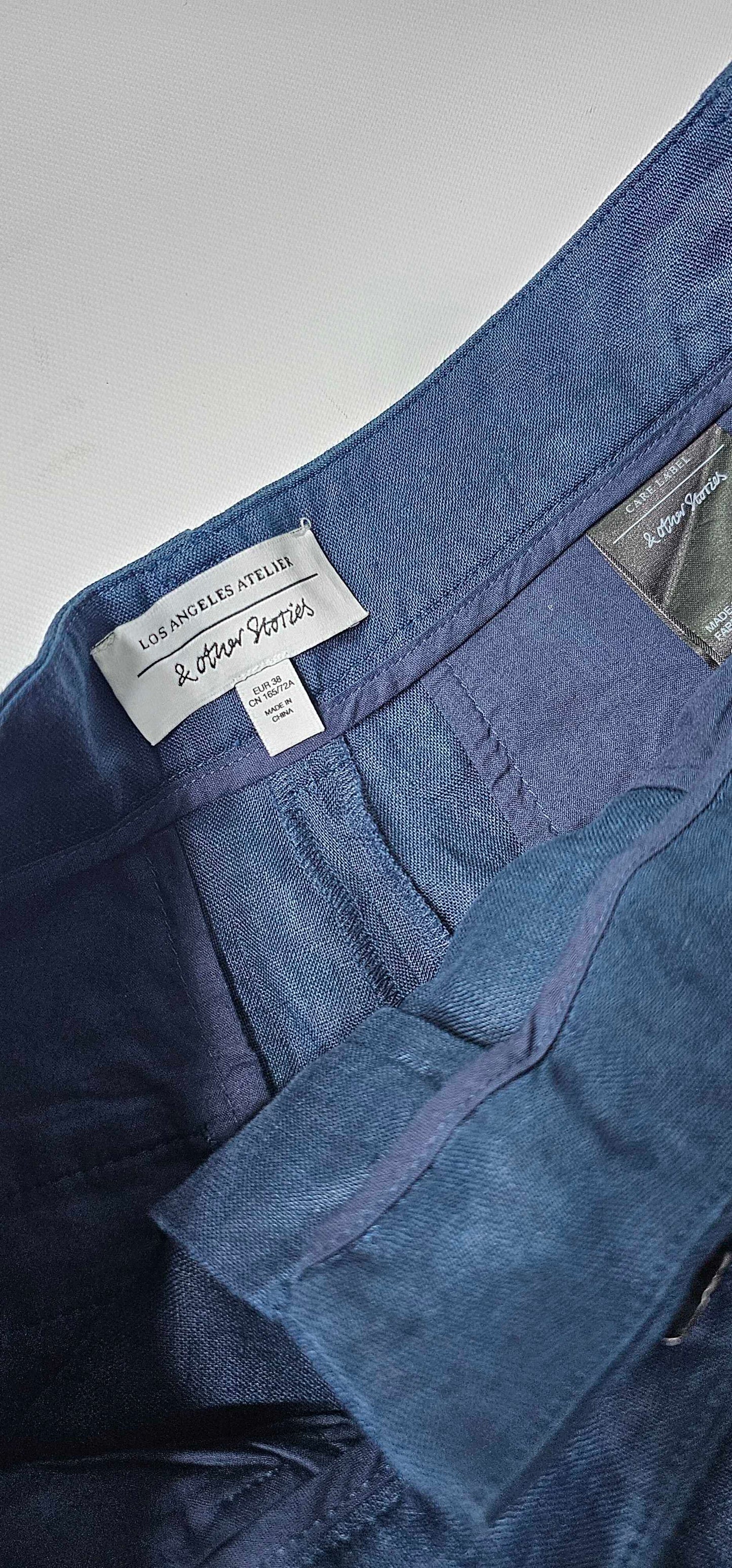 & Other Stories - La Alexa Short - Blue Size: Uk10