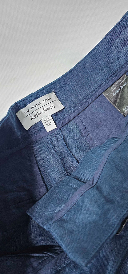 & Other Stories - La Alexa Short - Blue Size: Uk10