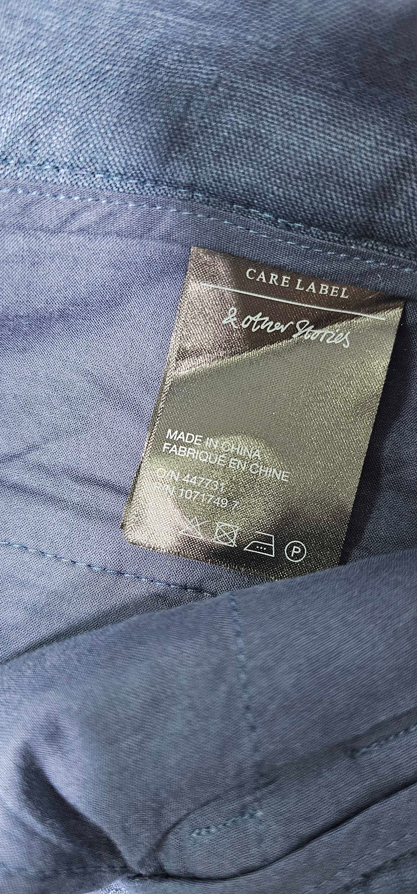 & Other Stories - La Alexa Short - Blue Size: Uk10