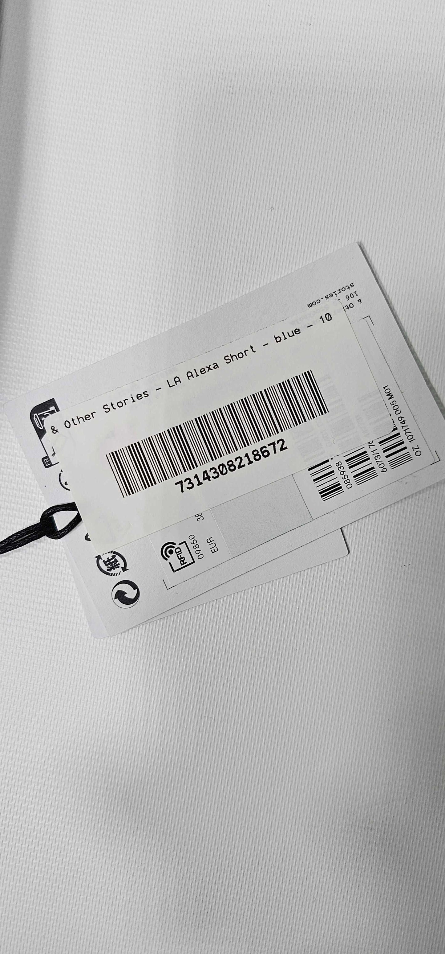 & Other Stories - La Alexa Short - Blue Size: Uk10