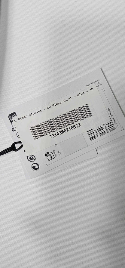 & Other Stories - La Alexa Short - Blue Size: Uk10