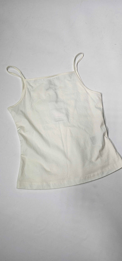 & Other Stories - White High Neck Strappy Cami - White Size: Xs