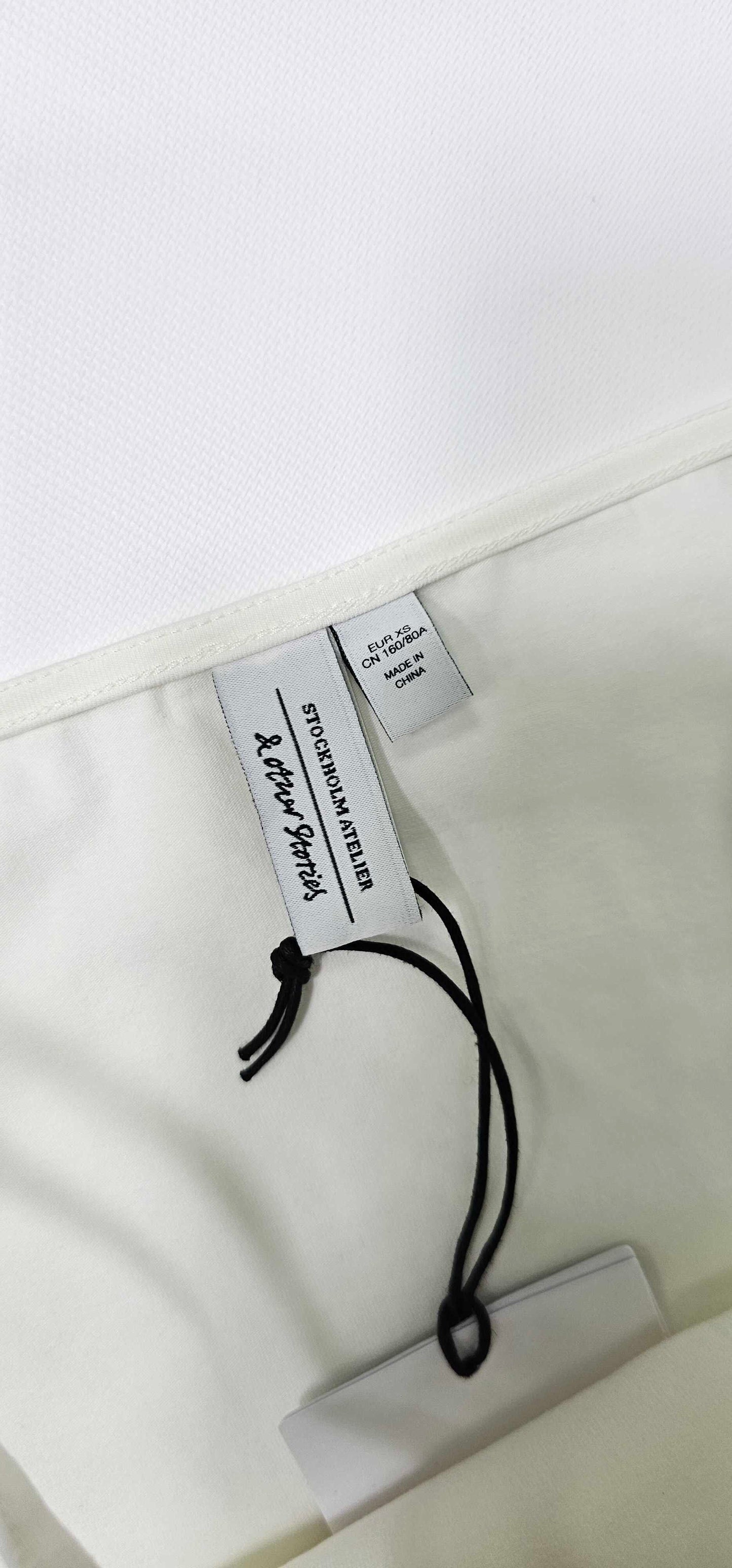 & Other Stories - White High Neck Strappy Cami - White Size: Xs