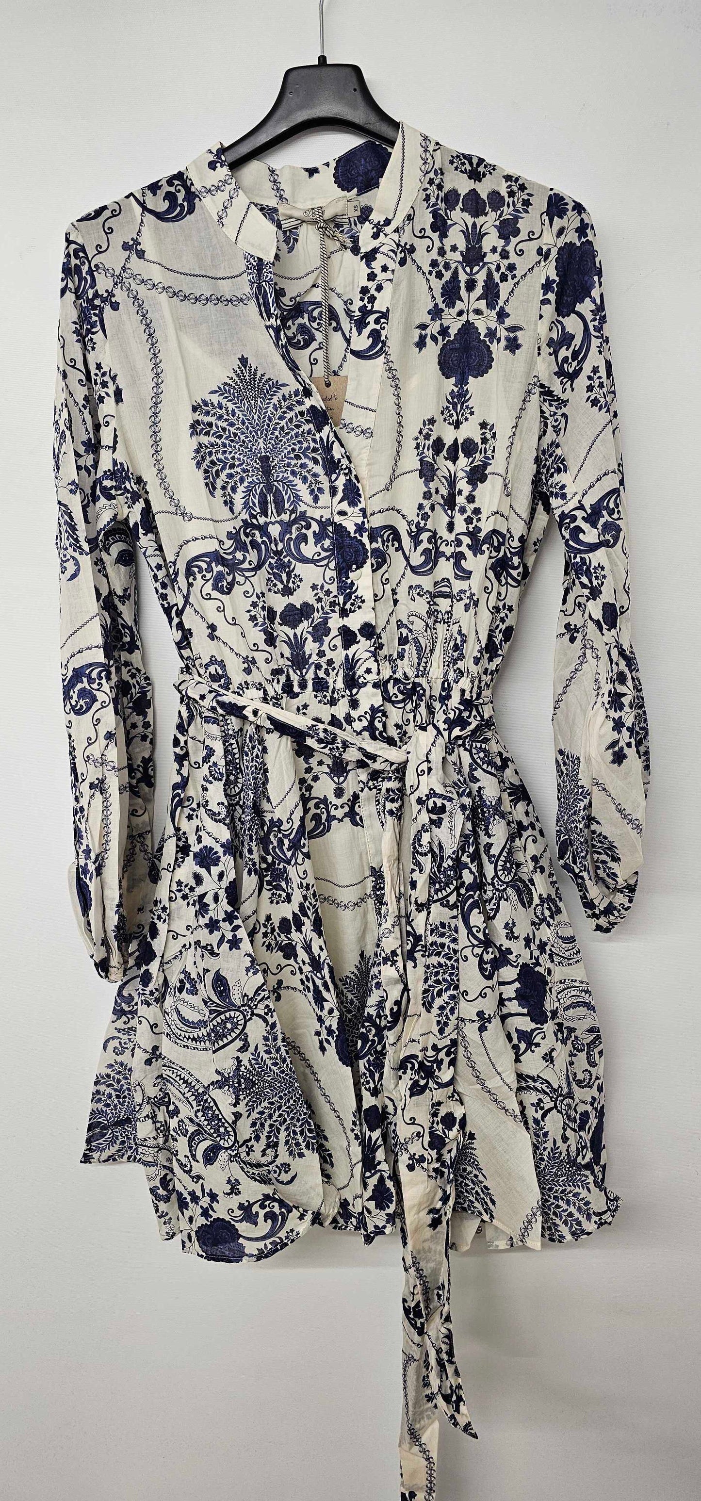 Devotion - Megan Short Dress - Blue Size: Xs
