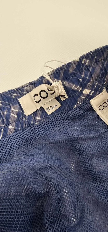 Cos - Blue E Walton Print Packable - Blue Size: Xl
