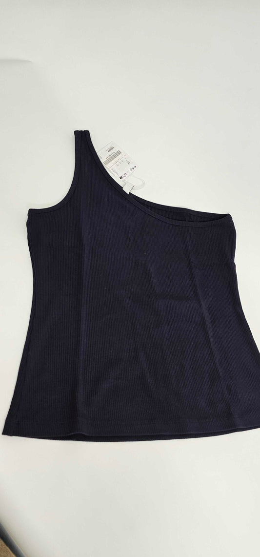 & Other Stories - Red Asymmetric Top - Blue Size: L