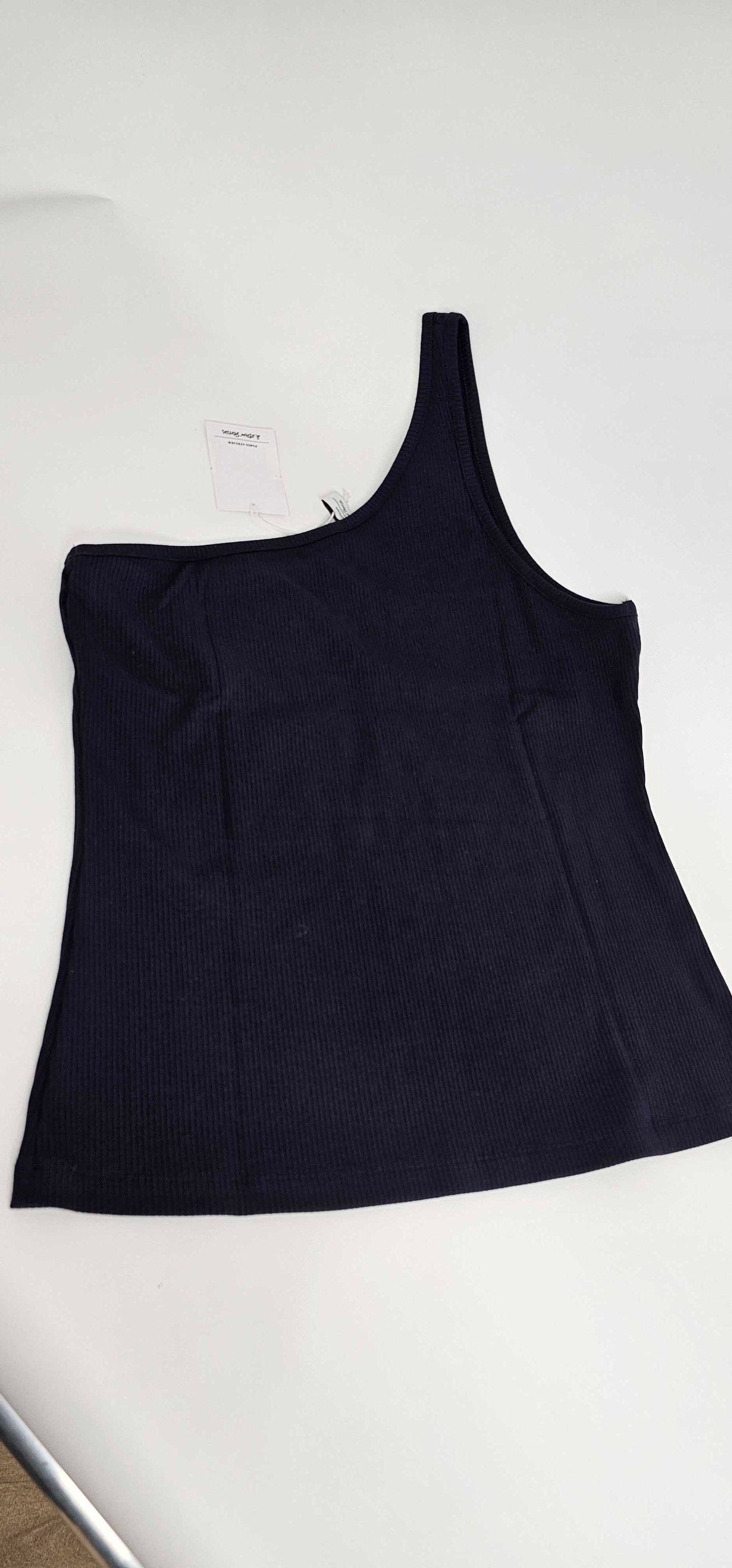 & Other Stories - Red Asymmetric Top - Blue Size: L