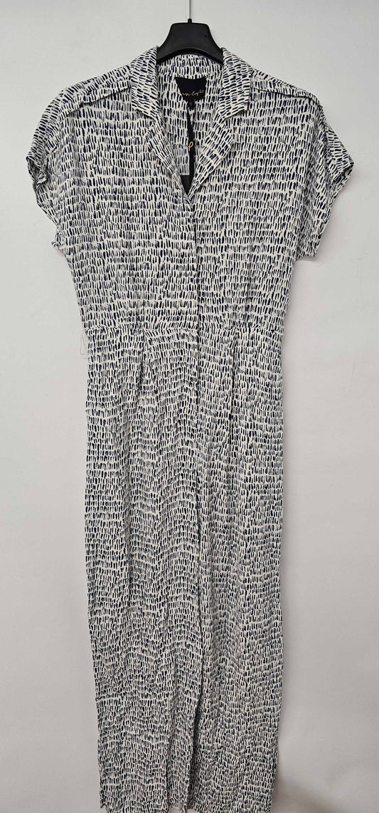 Phase Eight - Navy/white Paige Jumpsuit - Navy Size: Uk10