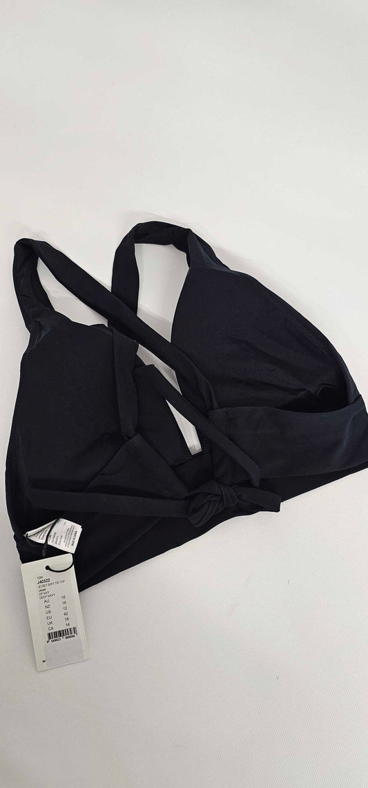 Jets - Deep Navy Soft Triangle Top - Navy Size: Uk16