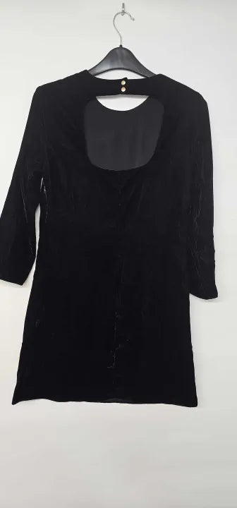 & Other Stories - Pa Betsy Velvet Dress Party - Black Size: Uk 6