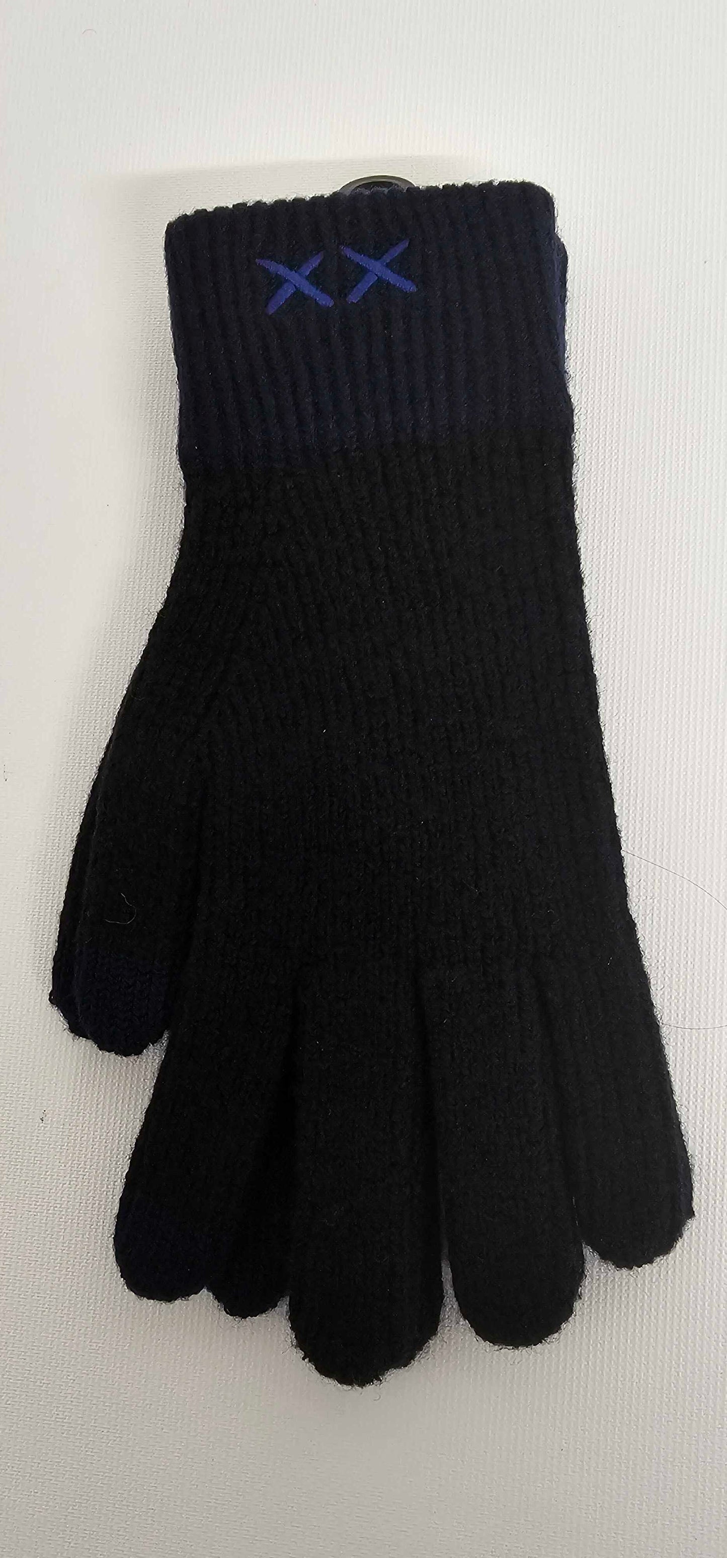 Kaws Winter Heattech Knit Gloves Size: L