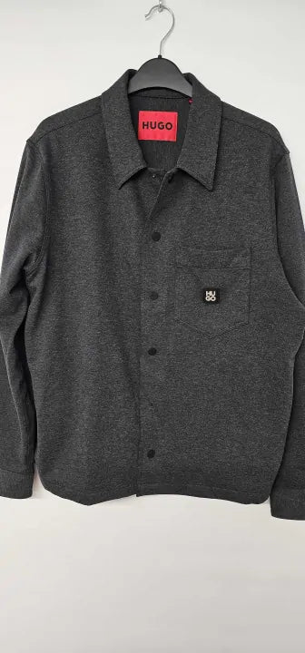 Hugo - Charcoal Enaso Jacket - Grey Size: S
