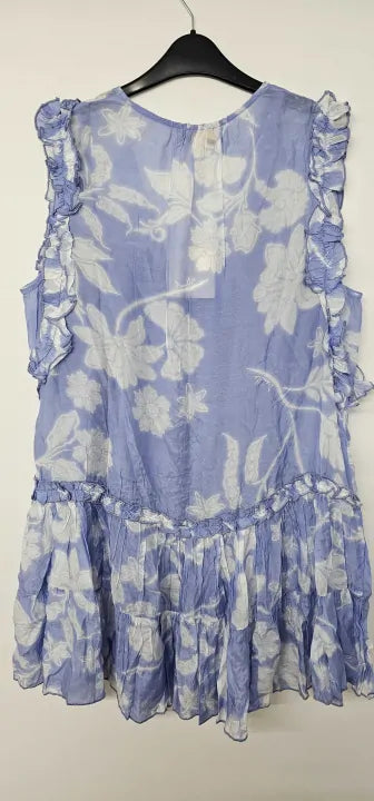 Pranella - Cornflower Ginger Dress - Blue Size: L