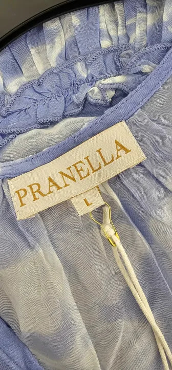 Pranella - Cornflower Ginger Dress - Blue Size: L