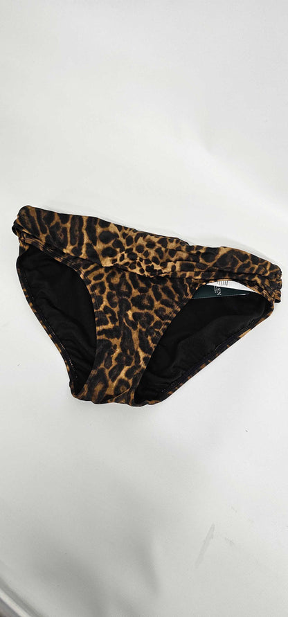 Lauren Ralph Lauren - Brown Animal Print Hipster Bikini Bottoms - Multi Size: Uk12