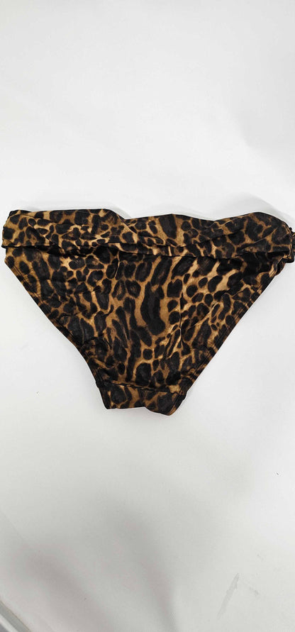 Lauren Ralph Lauren - Brown Animal Print Hipster Bikini Bottoms - Multi Size: Uk12