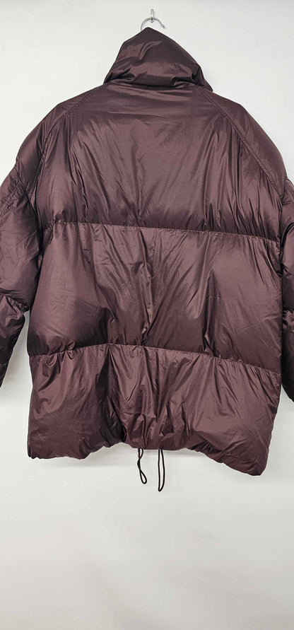 Arket - Brown Relaxed Puffer Jacket - Brown Size: