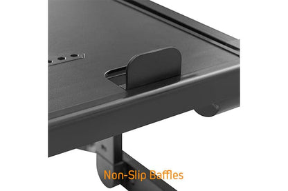 ProperAV Laptop Stand for Bed / Sofa / Desk with Adjustable Legs & Mouse Pad - Black