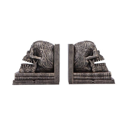 Nemesis Now Celtic Tale Skull Bookends (Resin Pair)