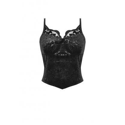 Dark in Love Freya Dark Embossed Velvet Camisole