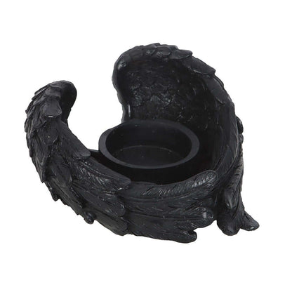 Gothic Gifts Raven Wings Tealight Candle Holder