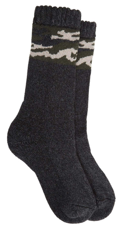 3 Pairs Mens Merino Wool Thermal Hiking Boot Socks Reinforced Heel Toe Cushioning Outdoor Work Running by Sock Stack