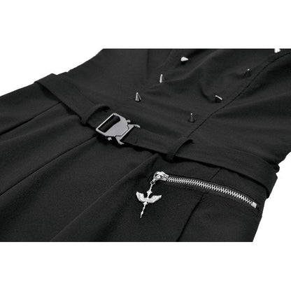 Dark in Love Cassia Buckled Pleated Dress