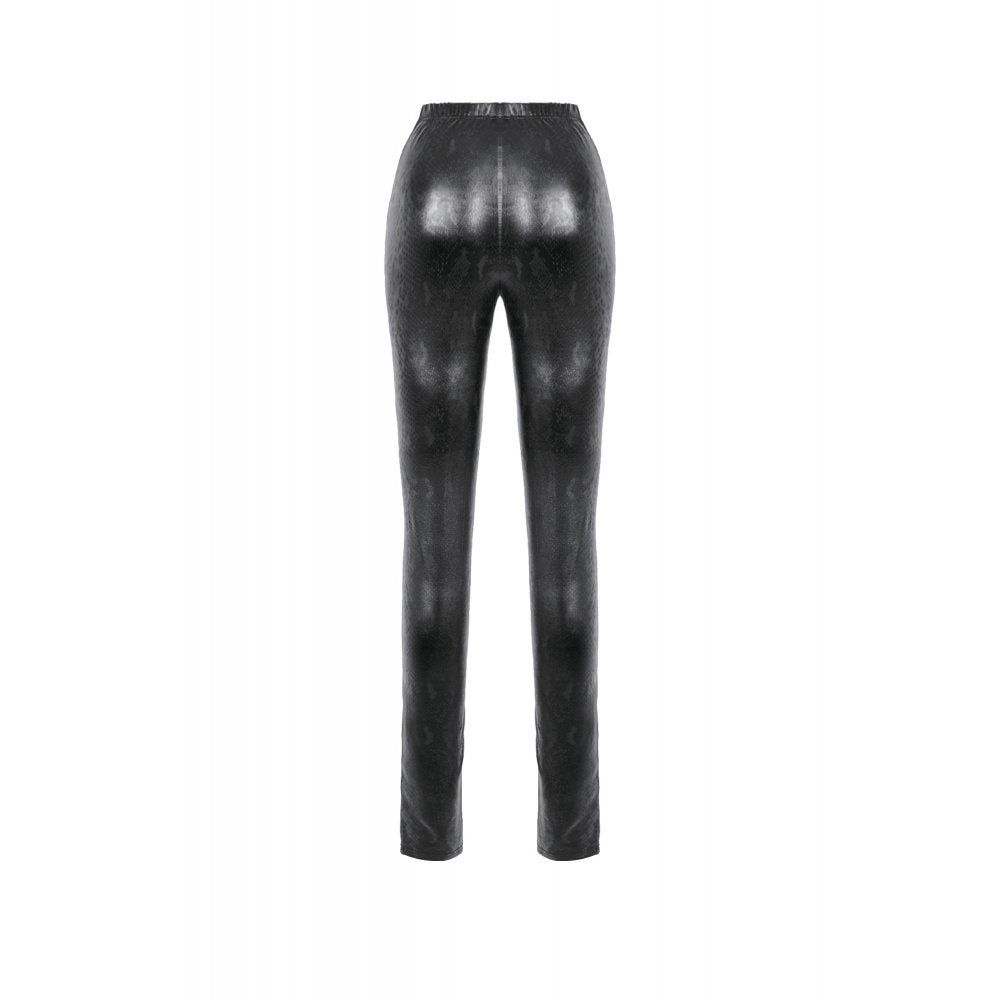 Dark in Love Serpentine Mesh Panel Leggings