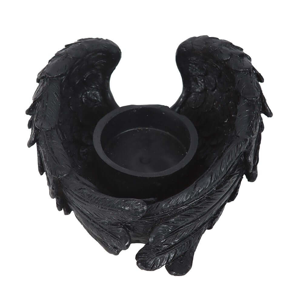 Gothic Gifts Raven Wings Tealight Candle Holder