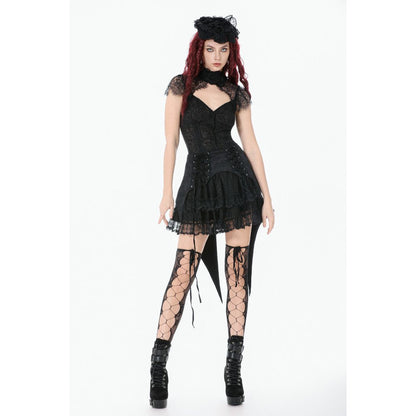 Dark in Love Thornspell Gothic Layered Lace Overskirt