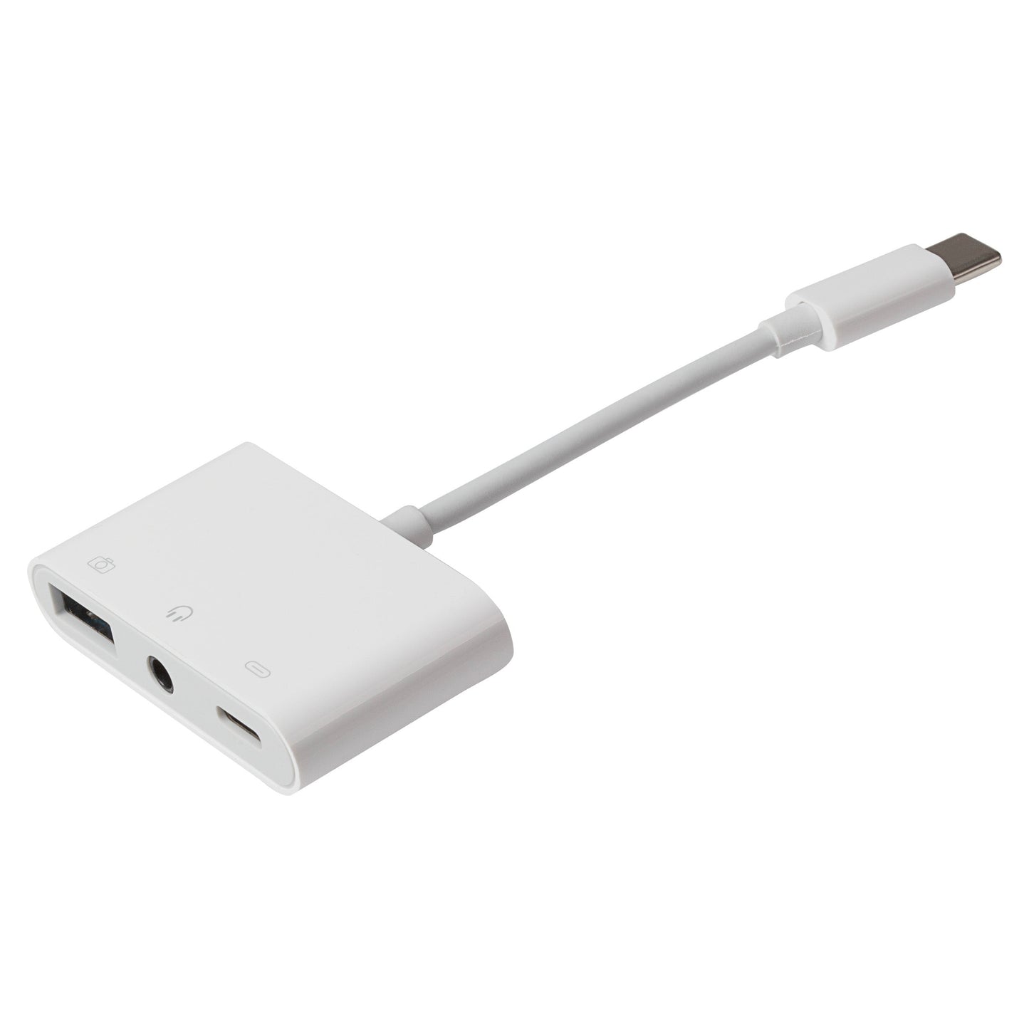 Maplin USB-C Multiport Hub USB-C to USB-A 3.0 / 3.5mm Jack / USB-C Charge Port