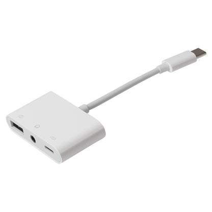 Maplin USB-C Multiport Hub USB-C to USB-A 3.0 / 3.5mm Jack / USB-C Charge Port