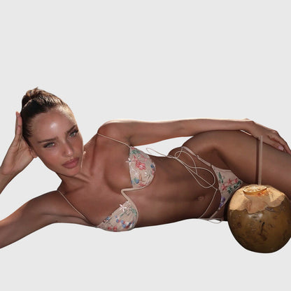 Aster | Delicate Embroidered Bikini