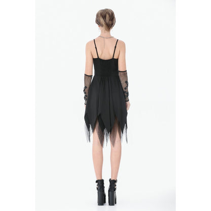 Dark in Love Punk Sleeveless Spiked Dress