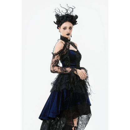 Dark in Love Thalassa Floral Lace Draped Arm Sleeves