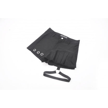 Dark in Love Gwen Pleated Garter Shorts