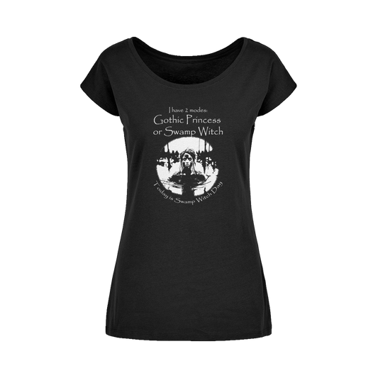 Swamp Witch Wide Neck Womens T-Shirt