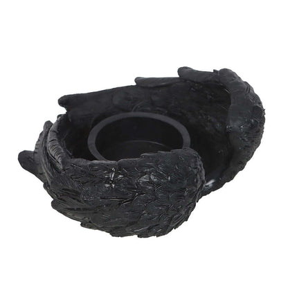 Gothic Gifts Raven Wings Tealight Candle Holder