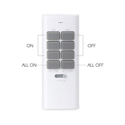 Maplin ORB RF V2 Remote Controlled Mains Plug Socket - Pack of 3 with 2 Remotes