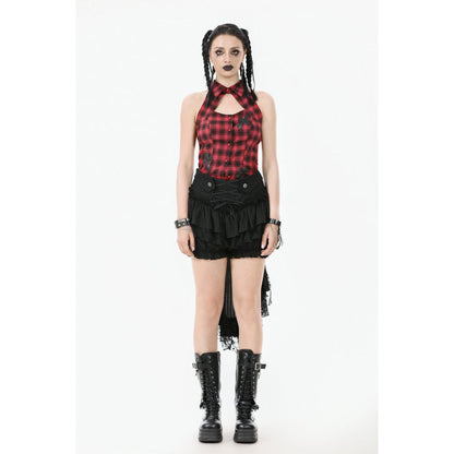 Dark in Love Cordelia Gothic High-Low Layered Skort