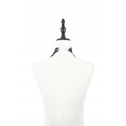 Dark in Love Lysandra Butterfly Lace Beaded Collar