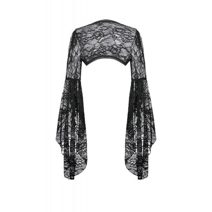 Dark In Love Lilith 3D Lace Bell Sleeve Cape